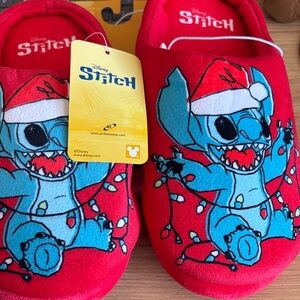 Disney Stitch Red Slippers – Toddler Size S (5/6) – New With Tags